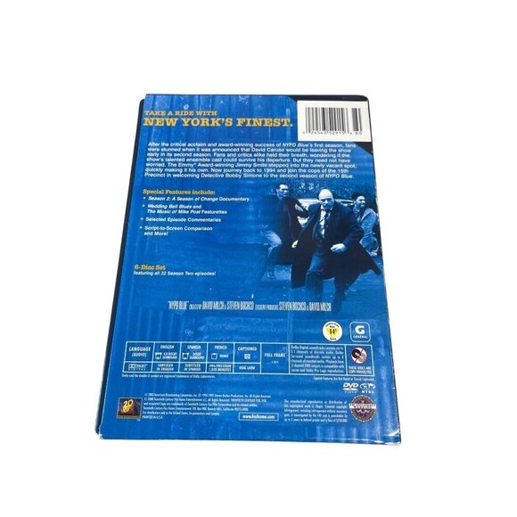 NYPD Blue Seasons 1 & 2 DVD Box Set Special Features New York Police Stories - Picture 3 of 3